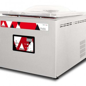 Macchina sottovuoto a campana uso domestico professionale TV 31: vista frontale.